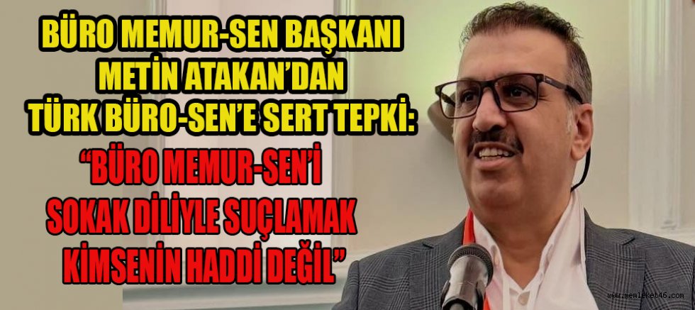 BAŞKAN METİN ATAKAN: SENDİKACILIK DEDİKODU ÜRETMEK DEĞİL, GÜVEN VERMEKTİR