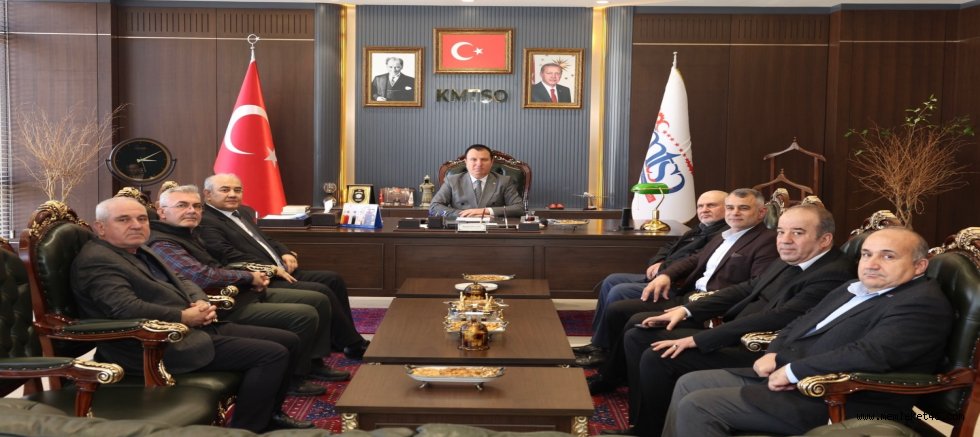 BAŞKAN SELAMET ATLI’DAN KMTSO BAŞKANI MUSTAFA BULUNTU’YA ZİYARET: BAKIRCI ESNAFININ GELECEĞİ KONUŞULDU