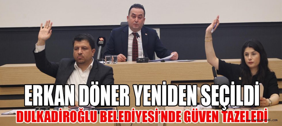 BAŞKAN VEKİLİ ERKAN DÖNER HİZMET ETMEYE DEVAM EDECEĞİZ