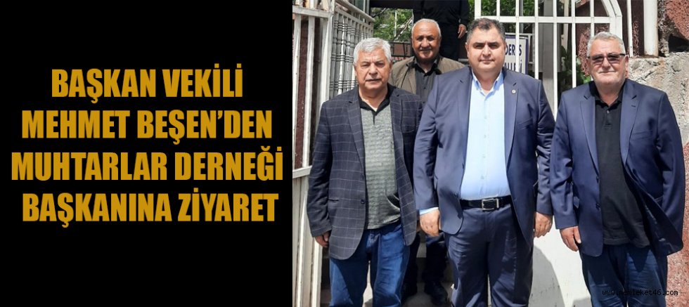 BAŞKAN VEKİLİ MEHMET BEŞEN MUHTARLARIMIZ BİZİM MESAİ ARKADAŞLARIMIZDIR