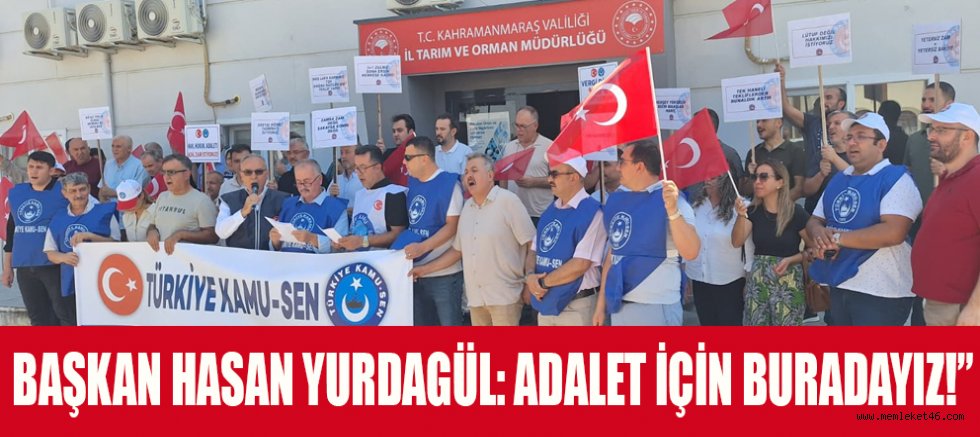 BAŞKAN  YURDAGÜL “BU TEKLİF ALIN TERİMİZİ YOK SAYIYOR!”