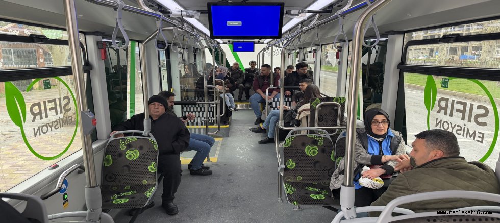 BAYRAMDA ÜCRETSİZ TOPLU TAŞIMA YOĞUN İLGİ GÖRDÜ: 16 BİN 740 YOLCU TAŞINDI