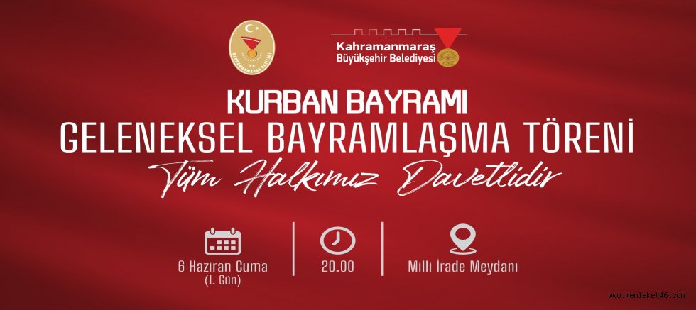 BAYRAMLAŞMA TÖRENİ MİLLİ İRADE MEYDANI’NDA!