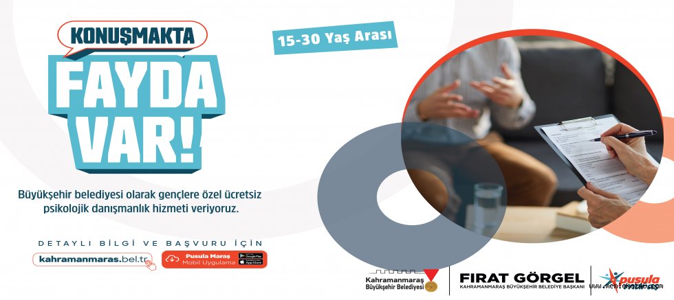 BÜYÜKŞEHİR’İN GENÇLERE YÖNELİK ÜCRETSİZ PSİKOLOJİK DANIŞMANLIK HİZMETİ DEVAM EDİYOR