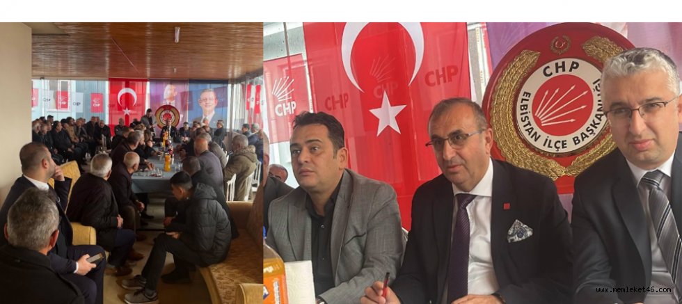 CHP KAHRAMANMARAŞ İL BAŞKANI ÜNAL ATEŞ, ELBİSTAN’DA PARTİLİLERLE BİR ARAYA GELDİ