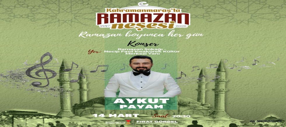 CUMARTESİ GÜNÜ RAMAZAN SOKAĞI’NDA TASAVVUF MUSİKİ KONSERİ