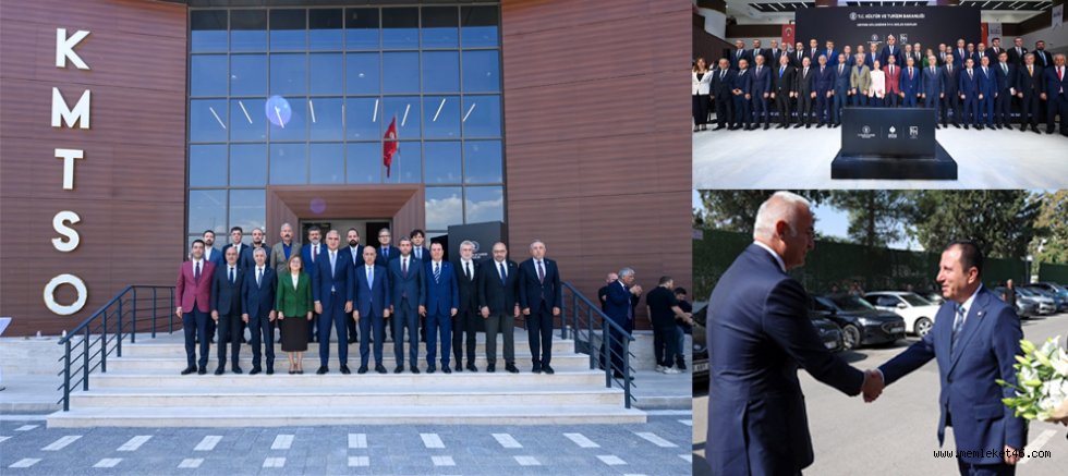 DEPREM BÖLGESİNİN 11 İLİ, BAKAN ERSOY’UN  KATILIMIYLA KMTSO’DA BULUŞTU