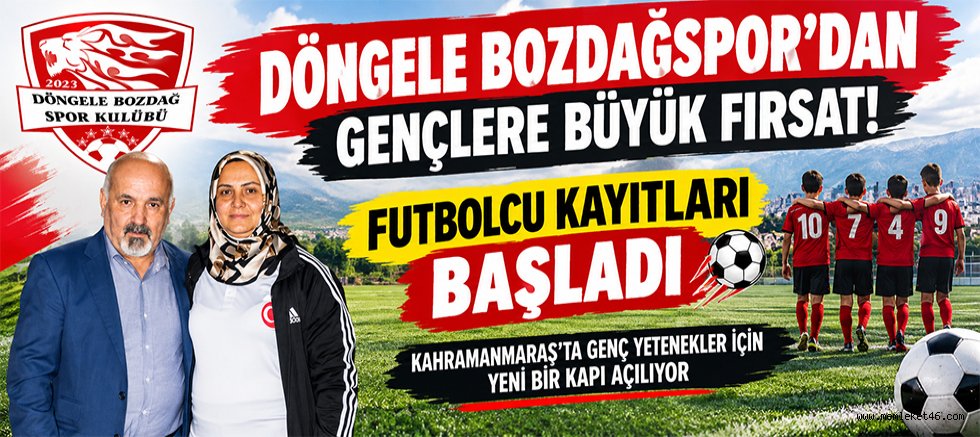 DÖNGELE BOZDAĞSPOR'DAN GENÇLERE ÇAĞRI: YETER Kİ SPORA BAŞLAYIN!