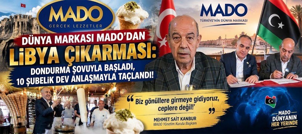 DÜNYA MARKASI MADO’DAN DONDURMA ŞOVUYLA BAŞLAYAN TARİHİ İMZA!