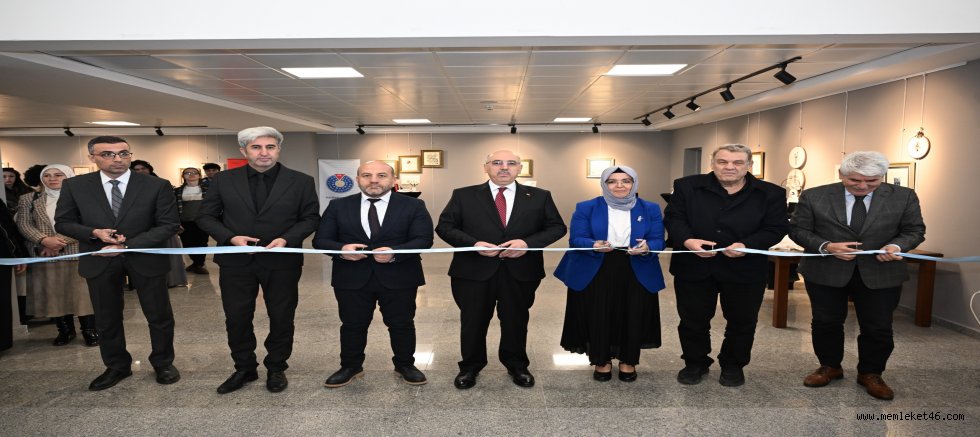 “EDEBİYATTAN NAKIŞA” ADLI KİŞİSEL SERGİ, UNESCO EDEBİYAT ŞEHRİ KAHRAMANMARAŞ’TA AÇILDI