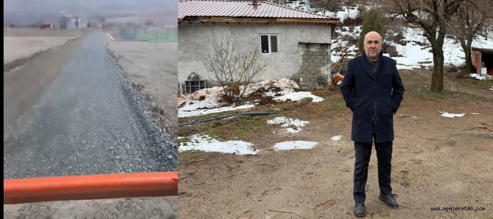 EKİNÖZÜ’NDE YOL YAPIM VE ONARIM ÇALIŞMALARI SÜRÜYOR