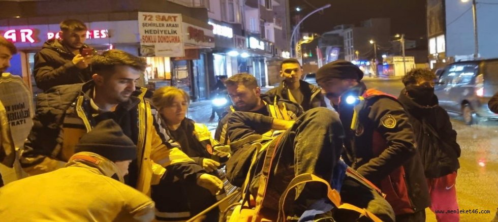 ELBİSTAN’DA İNŞAAT ÇUKURUNA DÜŞEN İŞÇİ YARALANDI