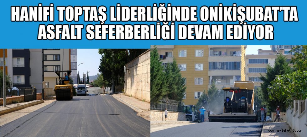  HANİFİ TOPTAŞ: “ONİKİŞUBAT’A SÖZ VERDİK, YAPIYORUZ”