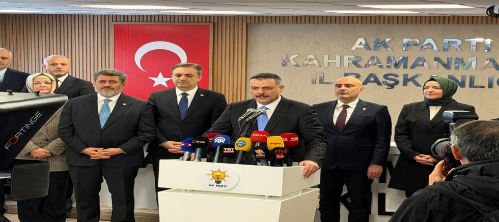 İÇİŞLERİ BAKANI MUSTAFA ÇİFTÇİ: KAHRAMANMARAŞ DAHA GÜÇLÜ BİR ŞEKİLDE AYAĞA KALKACAK