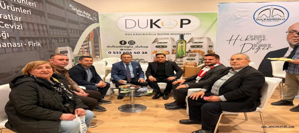 İSTANBUL’DA DULKADİROĞLU BELEDİYE STANDINA YOĞUN İLGİ