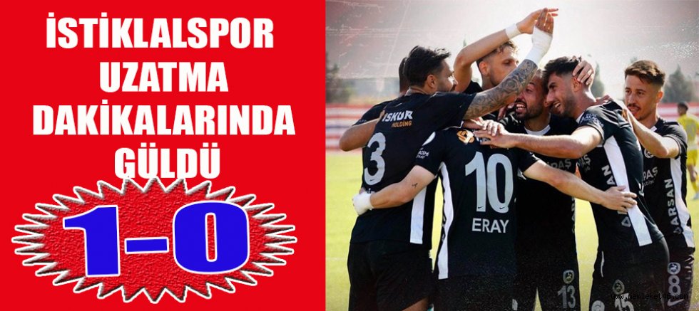 İSTİKLALSPOR UZATMALARDA GALİP GELDİ