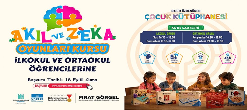 KAHRAMANBÜYÜKŞEHİR’DEN ÇOCUKLARA EĞLENEREK ÖĞRENMEYE DAVET