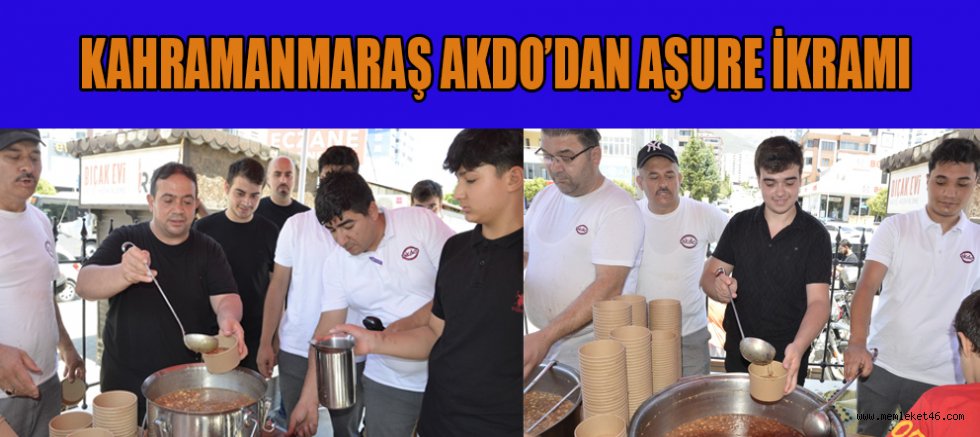 KAHRAMANMARAŞ AKDO’DAN AŞURE İKRAMI