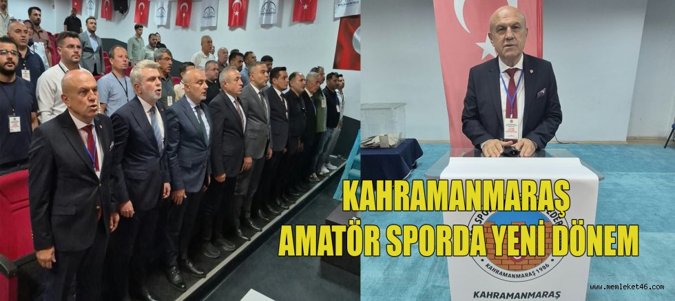 KAHRAMANMARAŞ ASKF’DE EKREM KARAOĞLAN YENİDEN BAŞKAN