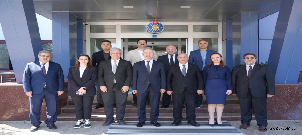 KAHRAMANMARAŞ İSTİKLAL ÜNİVERSİTESİ YÖNETİMİNDEN REKTÖR OKUMUŞ’A ZİYARET