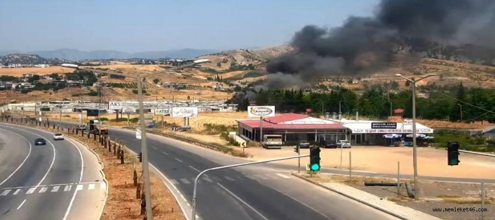 KAHRAMANMARAŞ KONTEYNIR KENTTE YANGIN