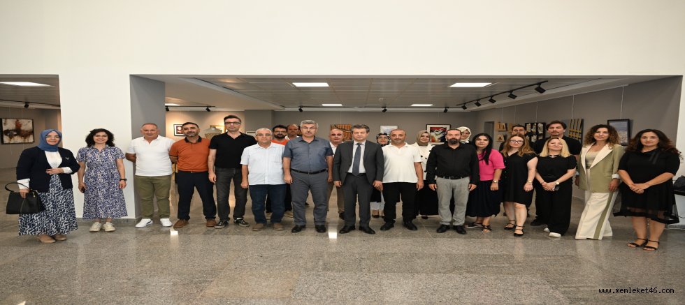 KAHRAMANMARAŞ KÜLTÜR YOLU KARMA SERGİSİ SANATSEVERLERLE BULUŞTU