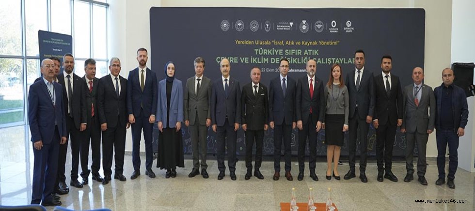 KAHRAMANMARAŞ SIFIR ATIK ÇALIŞTAYI’NDA İSRAFTAN İKLİM EYLEMİNE ÇÖZÜM ODAKLI BULUŞMA