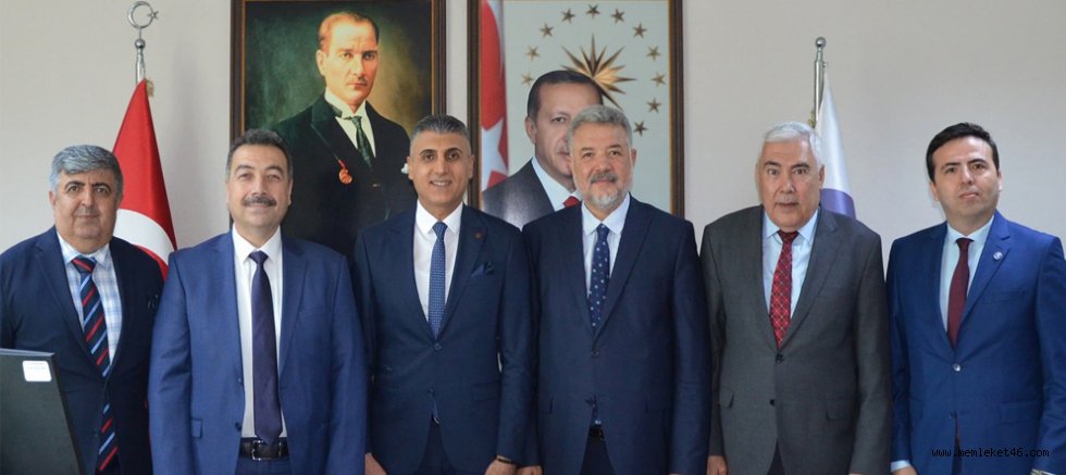 KAHRAMANMARAŞ SMMM ODASI YÖNETİMİNDEN SGK İL MÜDÜRÜ HÜSEYİN KARAOĞLAN’A HAYIRLI OLSUN ZİYARETİ
