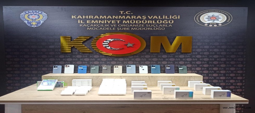 KAHRAMANMARAŞ'TA CEP TELEFONU OPERASYONU 