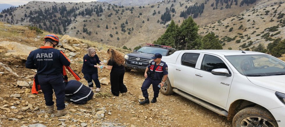 KAHRAMANMARAŞ’TA DAĞLIK ARAZİDE FENALAŞTI AFAD YETİŞTİ