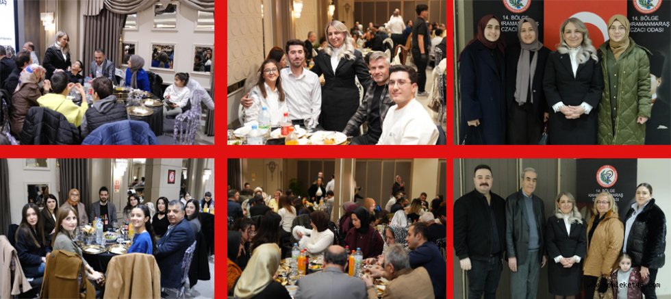 KAHRAMANMARAŞ’TA ECZACILAR İFTAR SOFRASINDA BULUŞTU