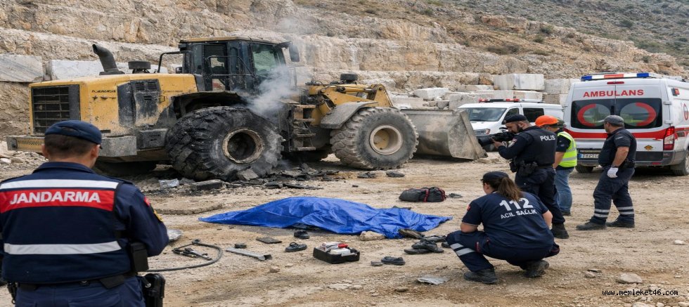 KAHRAMANMARAŞ’TA MERMER OCAĞINDA PATLAMA: 1 ÖLÜ