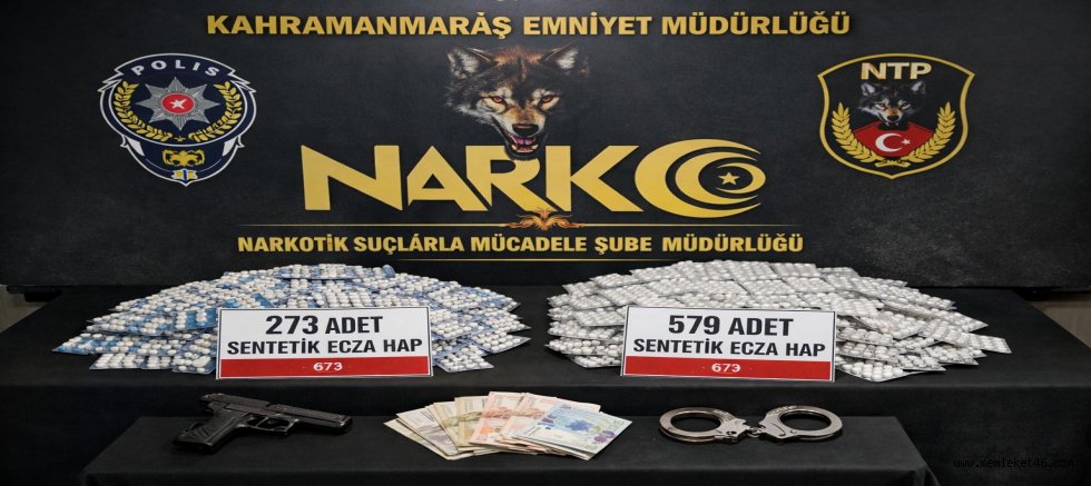 KAHRAMANMARAŞ’TA NARKOTİK OPERASYONU: 3 TUTUKLAMA
