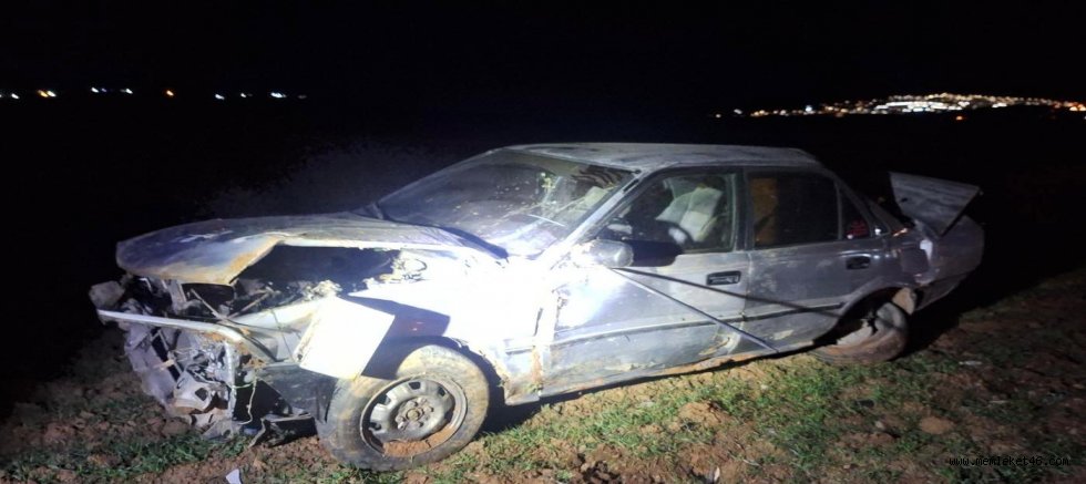KAHRAMANMARAŞ’TA OTOMOBİL TAKLA ATTI: 1 YARALI