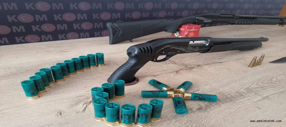 KAHRAMANMARAŞ’TA SİLAH OPERASYONU: 10 ŞÜPHELİ GÖZALTINDA