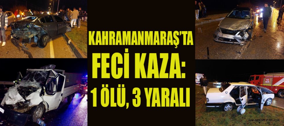 KAHRAMANMARAŞ’TA TRAFİK KAZASI
