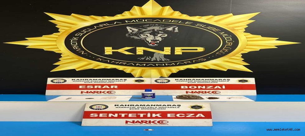 KAHRAMANMARAŞ’TA UYUŞTURUCU OPERASYONU