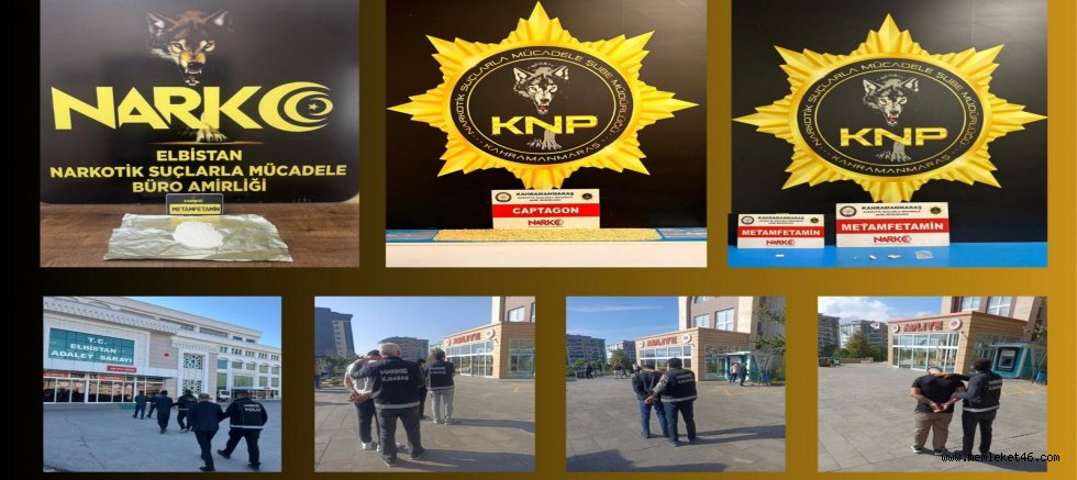 KAHRAMANMARAŞ’TA YASAKLI MADDE OPERASYONU: 5 TUTUKLAMA
