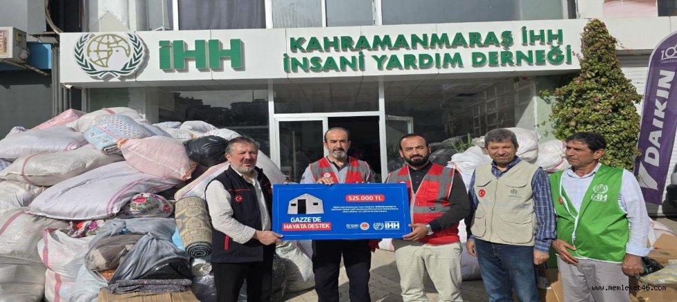 KAHRAMANMARAŞ’TAN GAZZE’YE UZANAN YARDIM ELİ