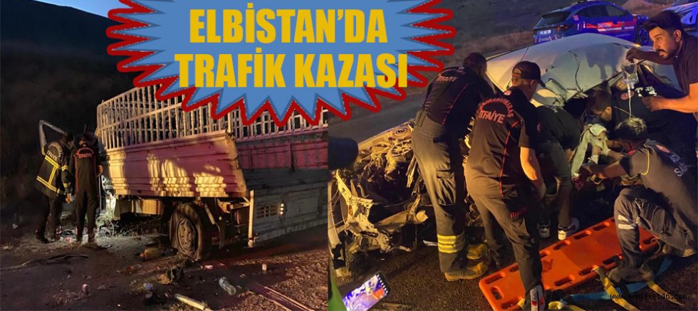 KAMYONET İLE OTOMOBİL ÇARPIŞTI, 1 KİŞİ YARALANDI