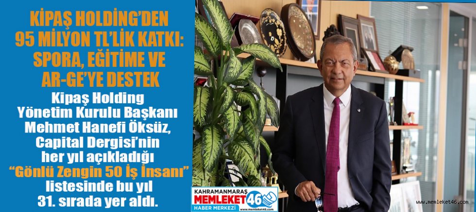 KİPAŞ HOLDİNG, TOPLUMUN KALBİNE DOKUNUYOR: 95 MİLYONLUK DESTEK PAKETİ