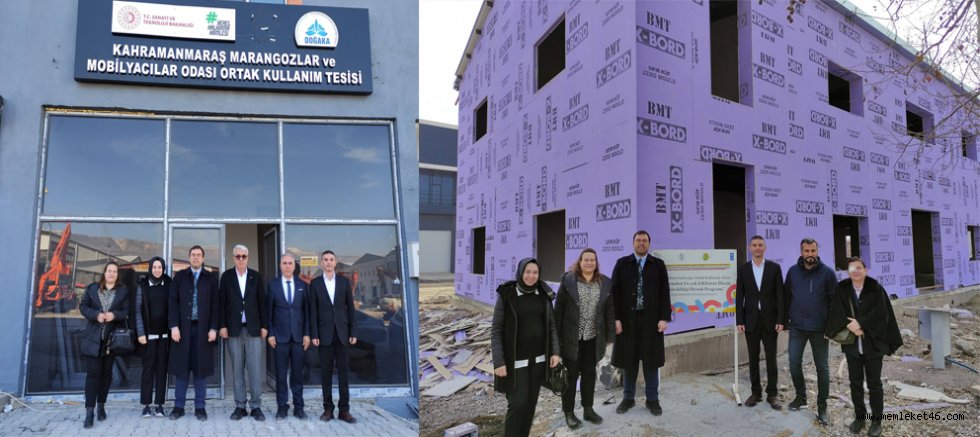 KMESOB BAŞKANI AHMET KUYBU’DAN MARANGOZ VE MOBİLYACILAR ORTAK KULLANIM TESİSİ’NE ZİYARET