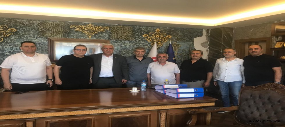 KMESOB HEYETİNDEN BAŞKAN HACI MUSTAFA ÖZ’E HAYIRLI OLSUN ZİYARETİ
