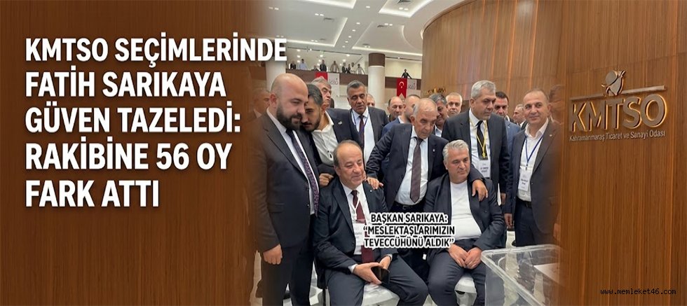 KMTSO'DA İKİ ADAYIN YARIŞTIĞI KOMİTE SEÇİMİNDE KAZANAN FATİH SARIKAYA OLDU