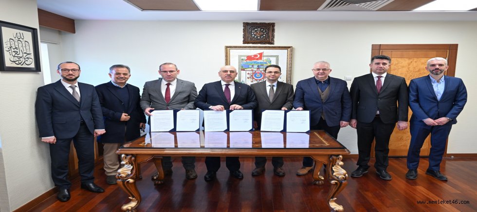 KSÜ İLE TÜRKOĞLU OSB ARASINDA MESLEK YÜKSEKOKULU İÇİN İŞ BİRLİĞİ ÖN PROTOKOLÜ İMZALANDI