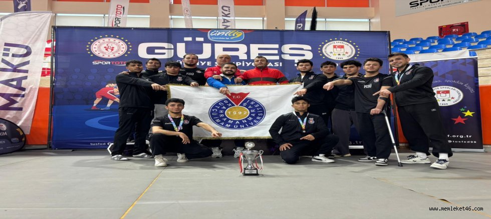 KSÜ’LÜ GÜREŞÇİLERDEN ÜNİLİG TÜRKİYE ŞAMPİYONASI’NDA BÜYÜK BAŞARI