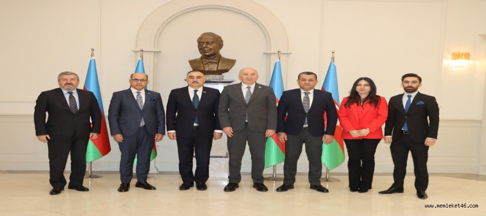 KSÜ REKTÖRÜ YASIM’DAN AZERBAYCAN BÜYÜKELÇİSİ MEMMEDOV’A ZİYARET