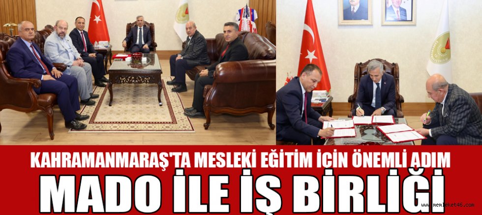 MADO, KAHRAMANMARAŞ’IN GELECEĞİNE YATIRIM YAPIYOR