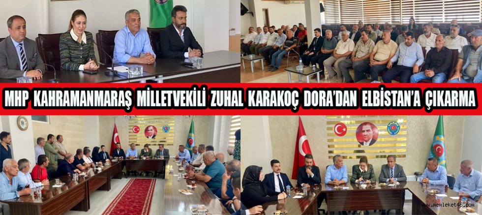 MİLLETVEKİLİ ZUHAL KARAKOÇ DORA’DAN ZİRAAT ODASI VE MUHTARLARLA İSTİŞARE TOPLANTISI