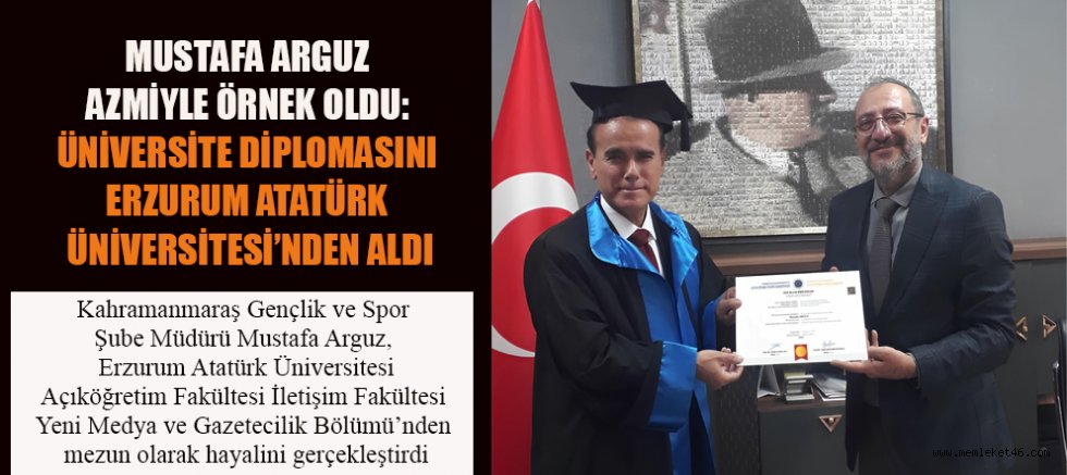 MÜDÜR MUSTAFA ARGUZ  HAYALİNİ GERÇEKLEŞTİRDİ